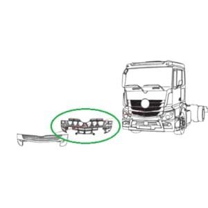 GRIGLIA FRONTALE MERCEDES ACTROS MP4 - immagine 2