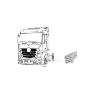 PEDANA PARAFANGO SINISTRA MERCEDES ACTROS MP4 - immagine 2