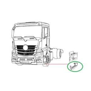 PEDANA INFERIORE SINISTRA MERCEDES ACTROS MP4 - immagine 2