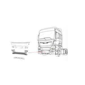 PARAURTI CENTRALE MAN TGX EURO 6 - immagine 2