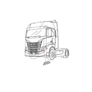 PANNELLO FRONTALE SINISTRO IVECO STRALIS S-WAY 2019 AS - immagine 2