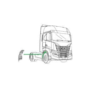 PARAFANGO ANTERIORE DESTRO PARTE POSTERIORE IVECO STRALIS S-WAY 2019 AS - immagine 2
